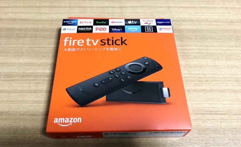 Amazon Fire TV Stickの箱